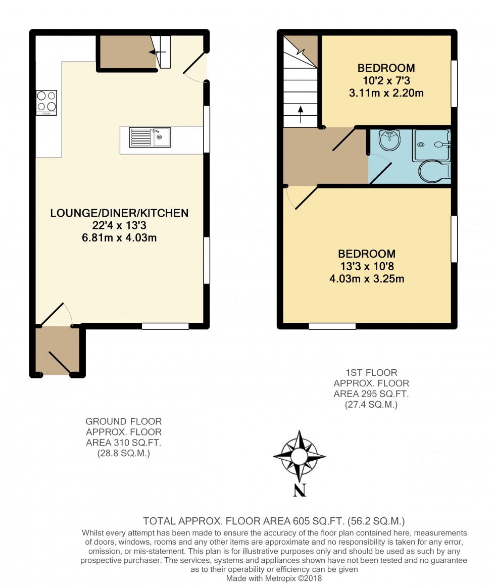 Floorplan for Stanley Road, Aspull, WN2 1YJ