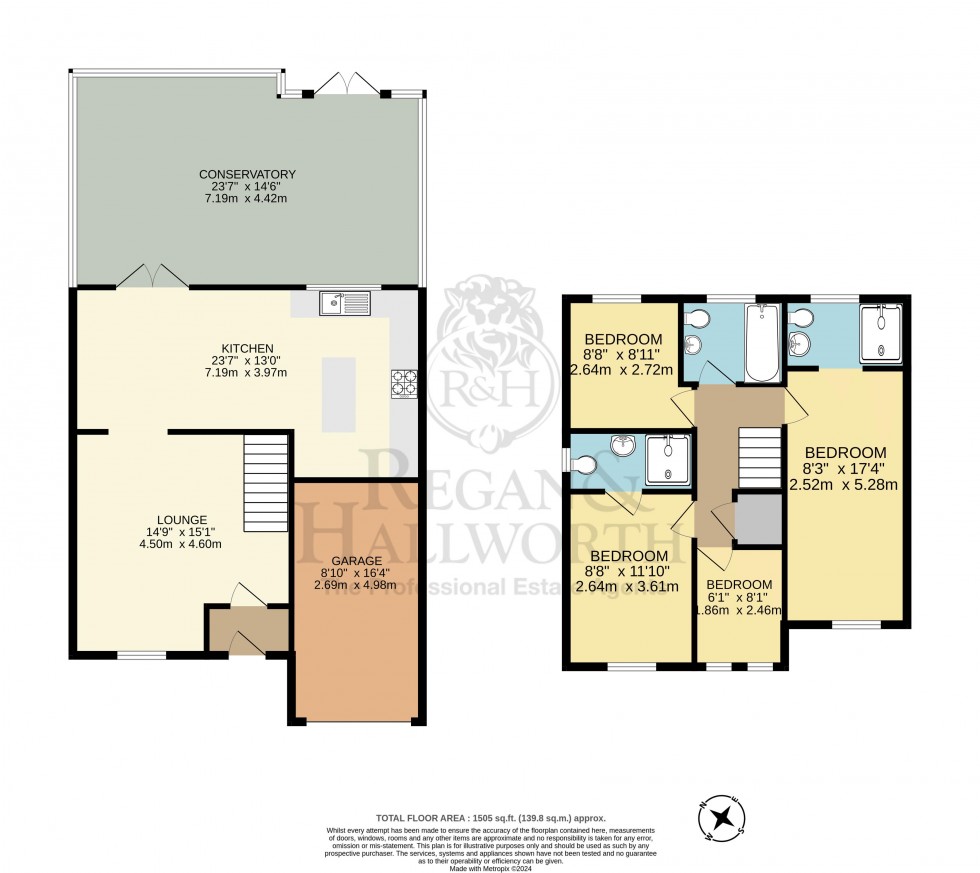 Floorplan for Staplehurst Close, Leigh, WN7 5TD