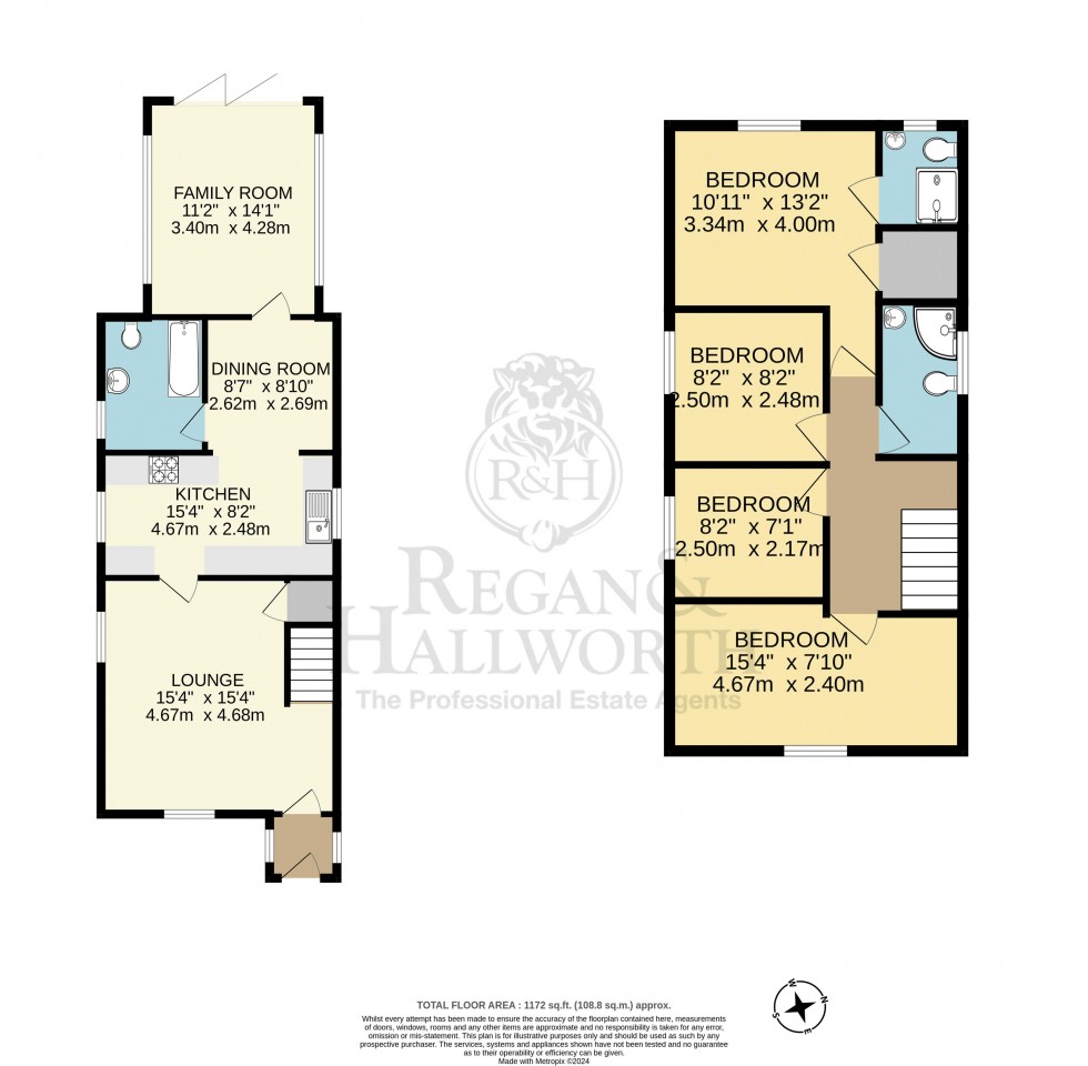 Floorplan for Main Street, Billinge, WN5 7PE