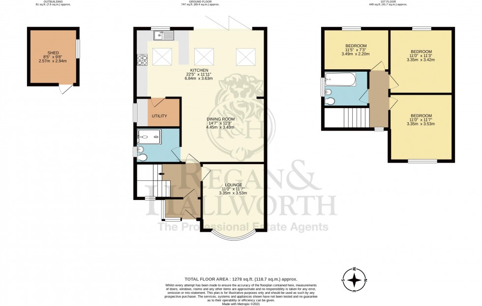 Floorplan for Gathurst Road, Orrell, WN5 8QJ