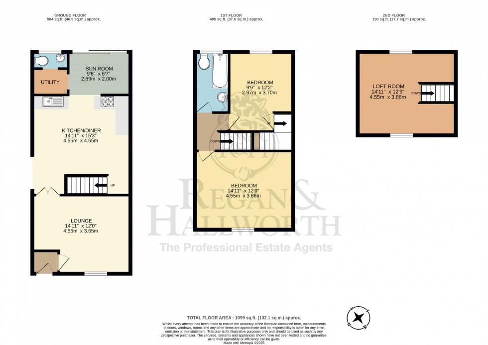 Floorplan for Moss Road, Billinge, WN5 7BT