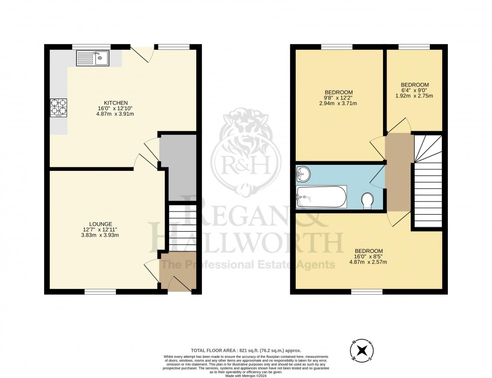 Floorplan for Ellis Street, Wigan, WN1 3PL