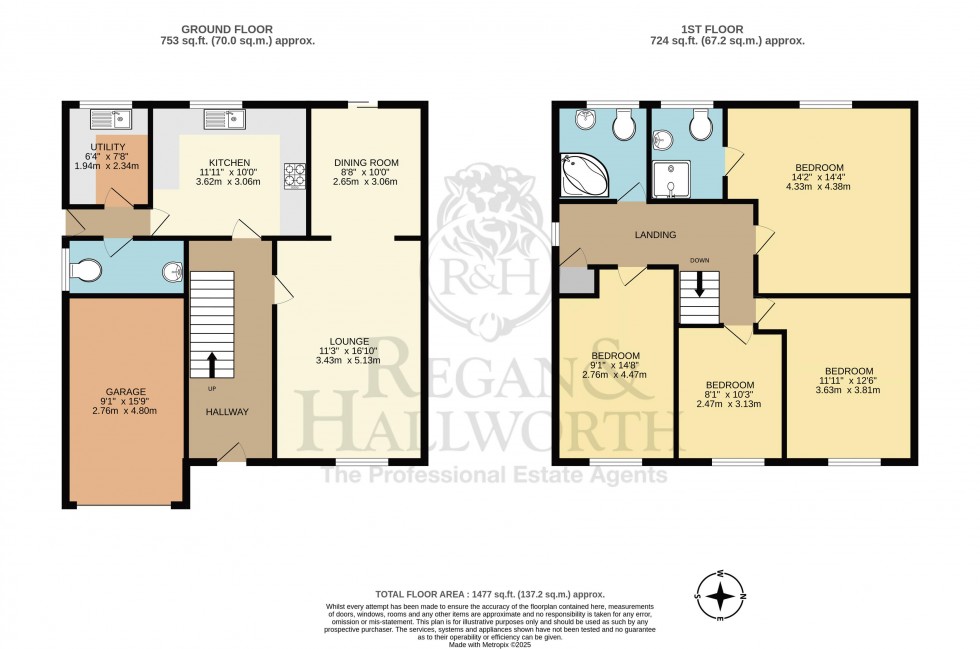 Floorplan for Holmwood Close, Ashton-In-Makerfield, WN4 9SJ