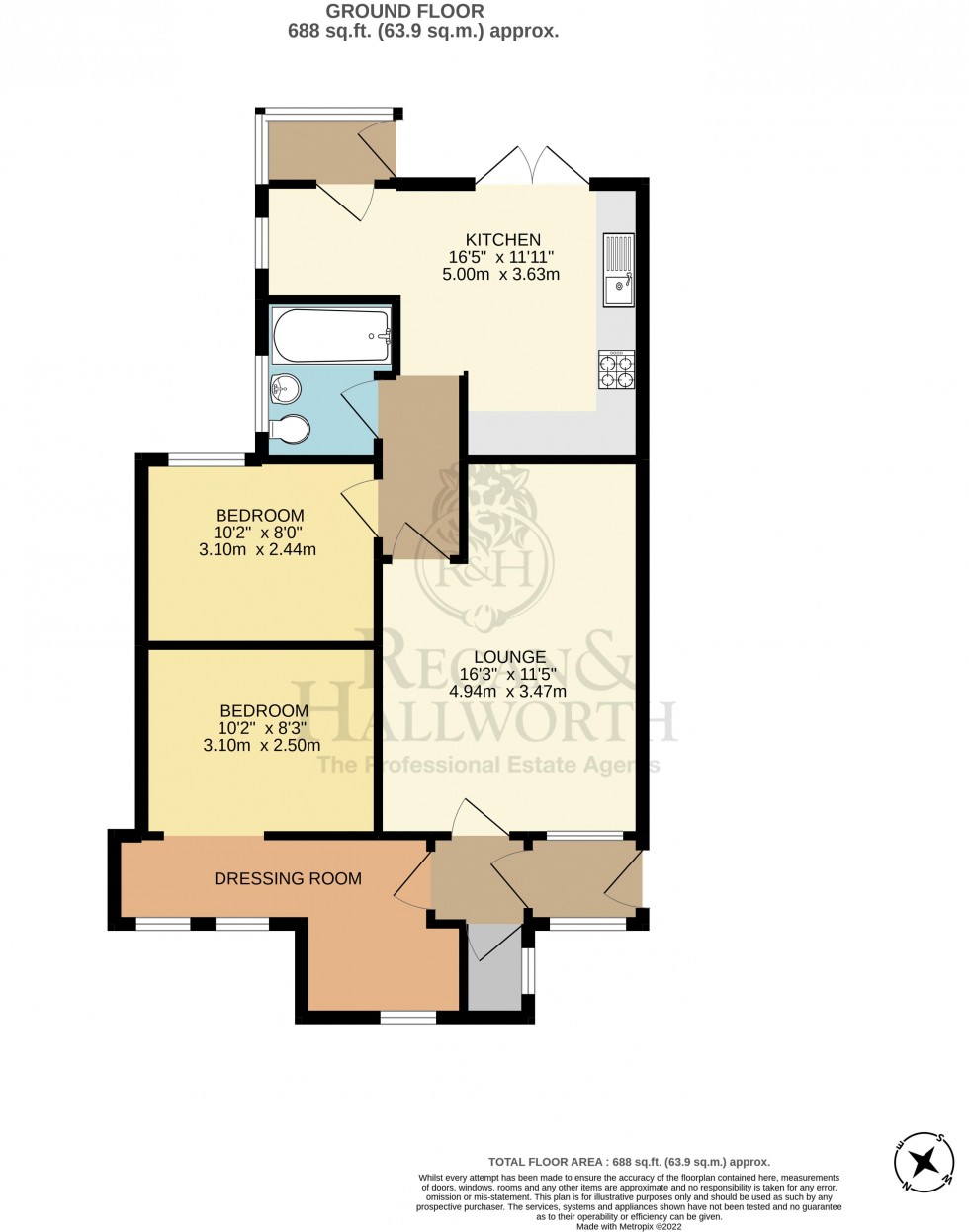 Floorplan for Chorley Road, Parbold, WN8 7AS