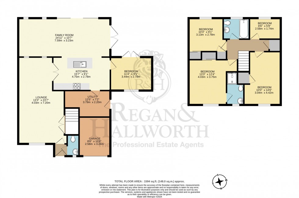 Floorplan for Redwood, Shevington, WN6 8DG