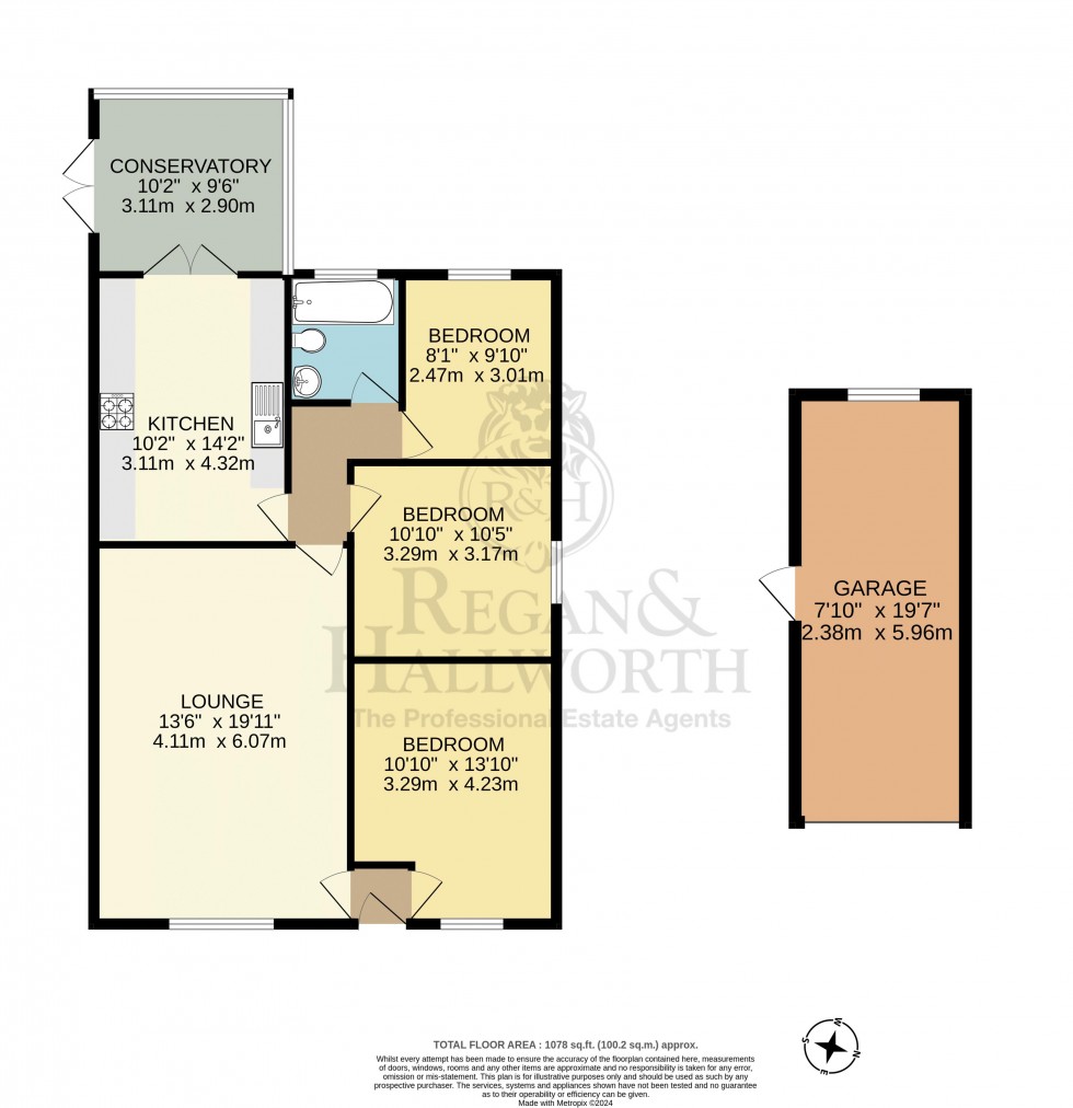 Floorplan for Brookfield Road, Upholland, WN8 0NZ