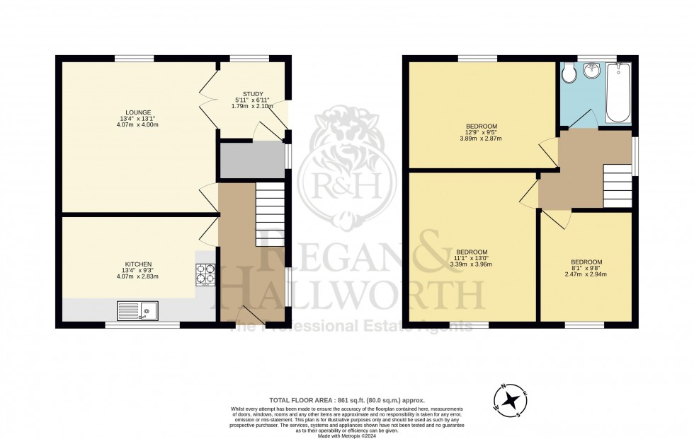 Floorplan for Pennington Lane, Ince, WN2 2HH