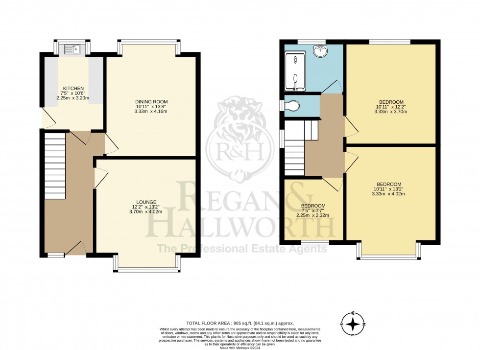 Floorplan for Hodges Street, Springfield, WN6 7JQ