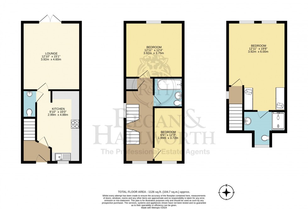 Floorplan for Davy Road, Abram, WN2 5YX