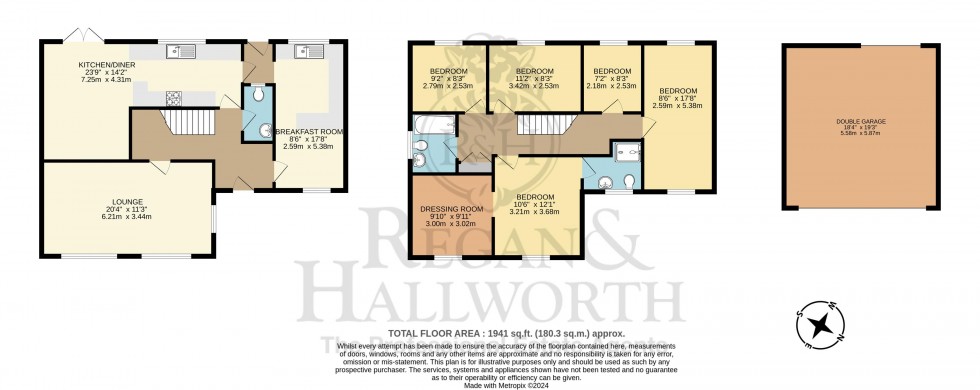 Floorplan for Eastleigh, Elmers Green, WN8 6AX