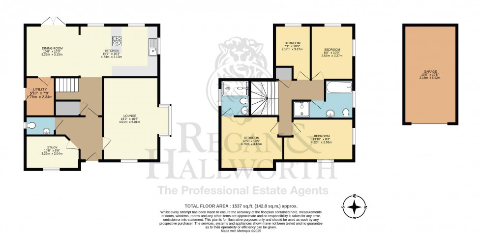 Floorplan for Ludlow Street, Standish, WN6 0QN