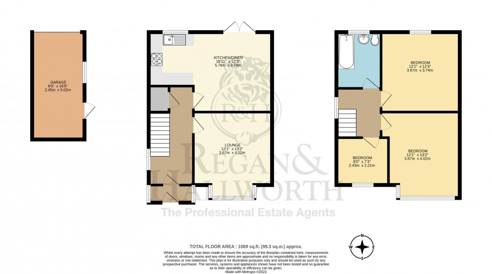 Floorplan for Spencer Road West, Wigan, WN6 7HP