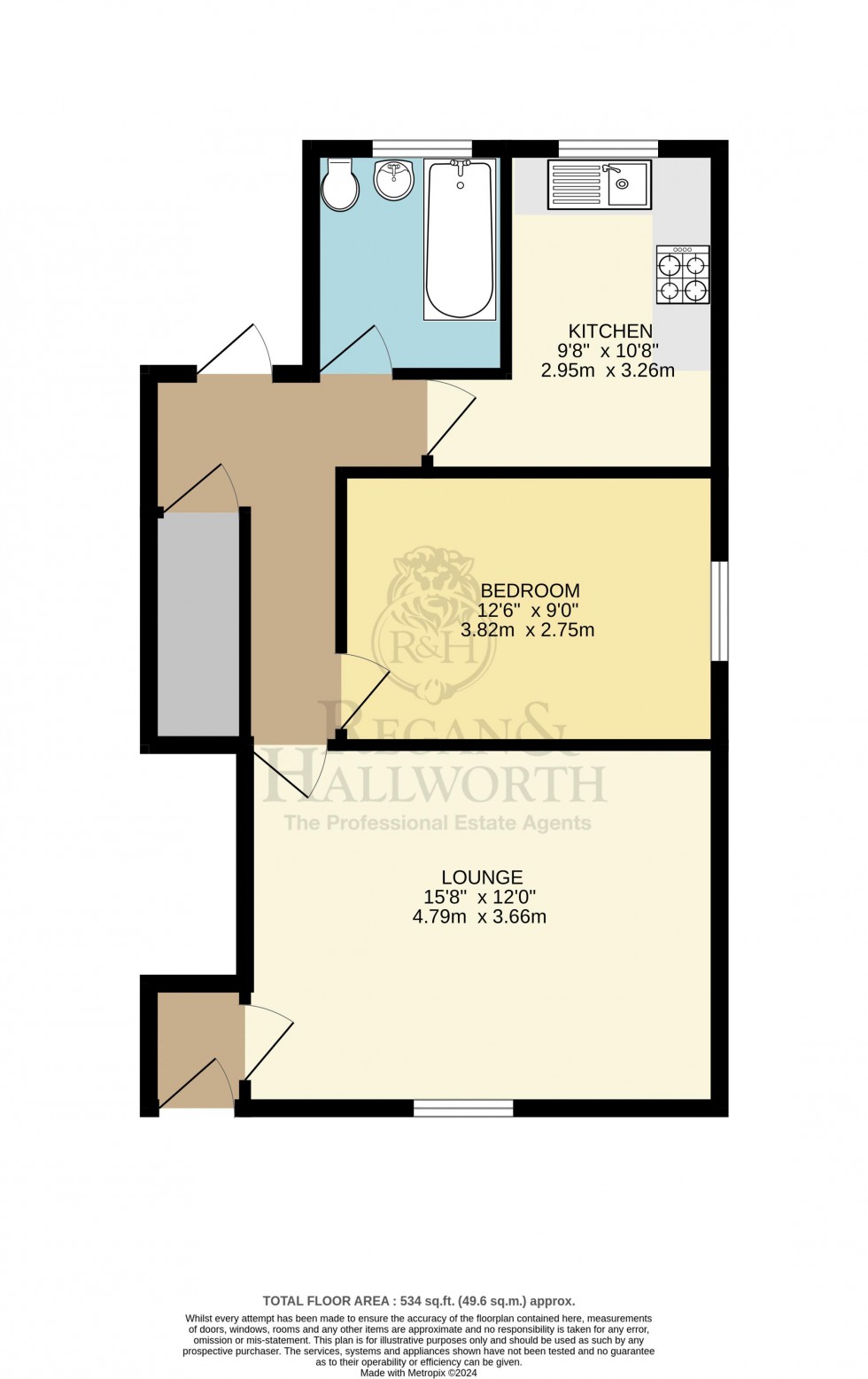 Floorplan for Vincent Street, St. Helens, WA10 1LE