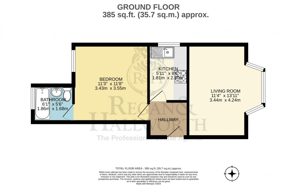 Floorplan for North Road, St. Helens, WA10 2UA