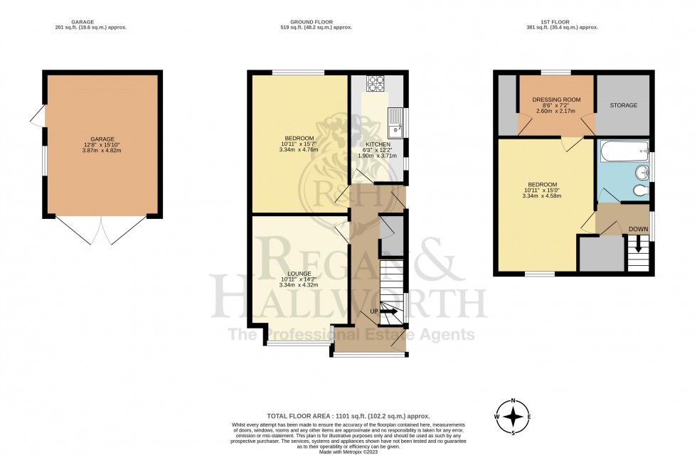 Floorplan for Bridgehall Drive, Upholland, WN8 0HF