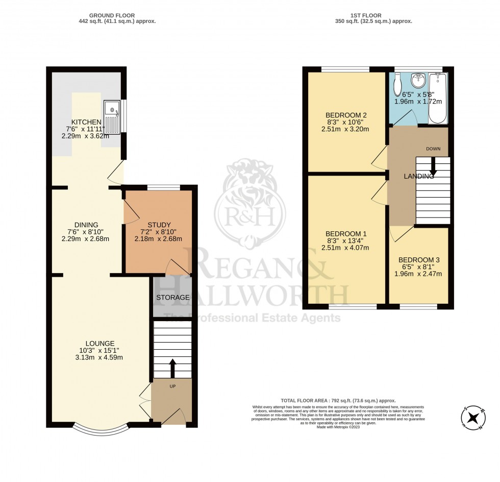 Floorplan for Hollington Way, Winstanley, WN3 6LS