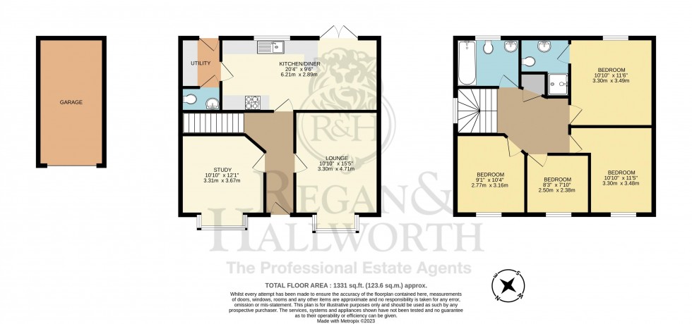 Floorplan for Greenside Close, Standish, WN6 0WG