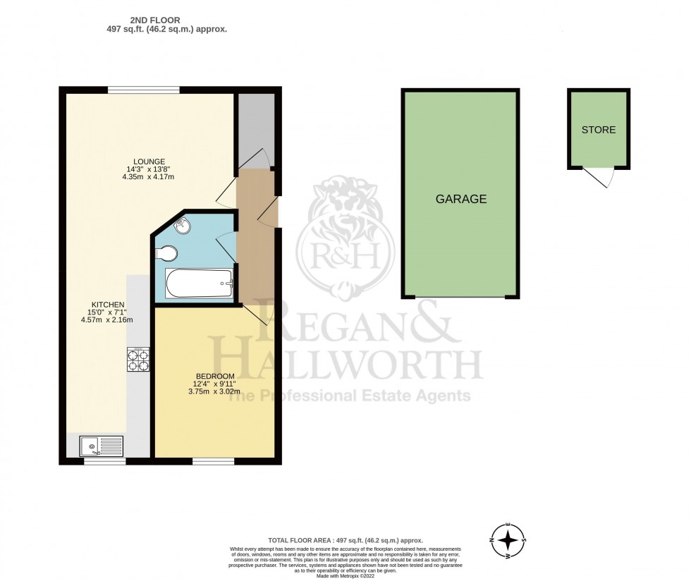 Floorplan for Newton Close, Wigan, WN1 2LH