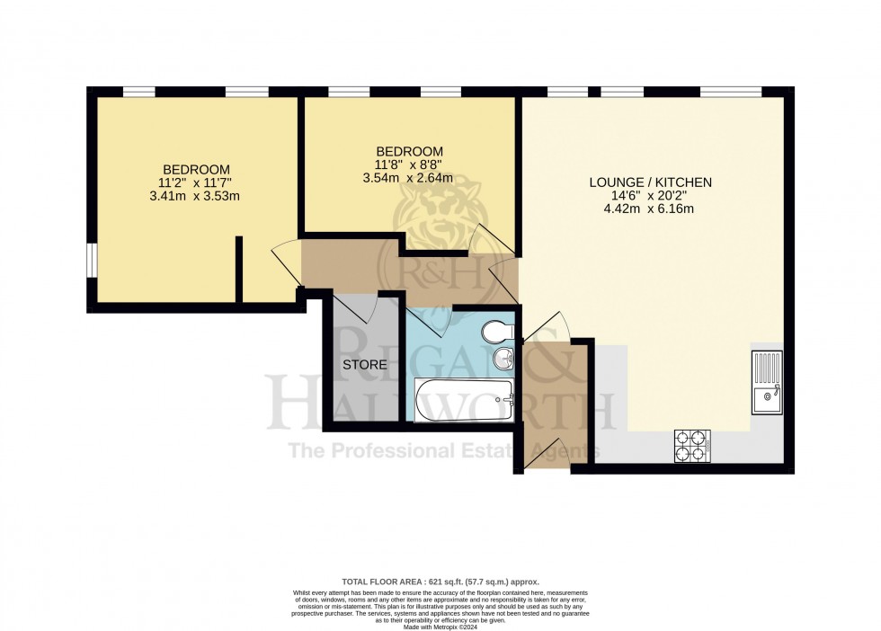 Floorplan for Standishgate, Wigan, WN1 1BP