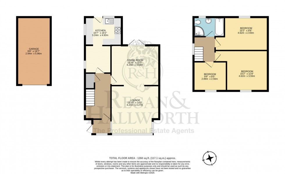 Floorplan for Orrell Road, Orrell, WN5 8HB