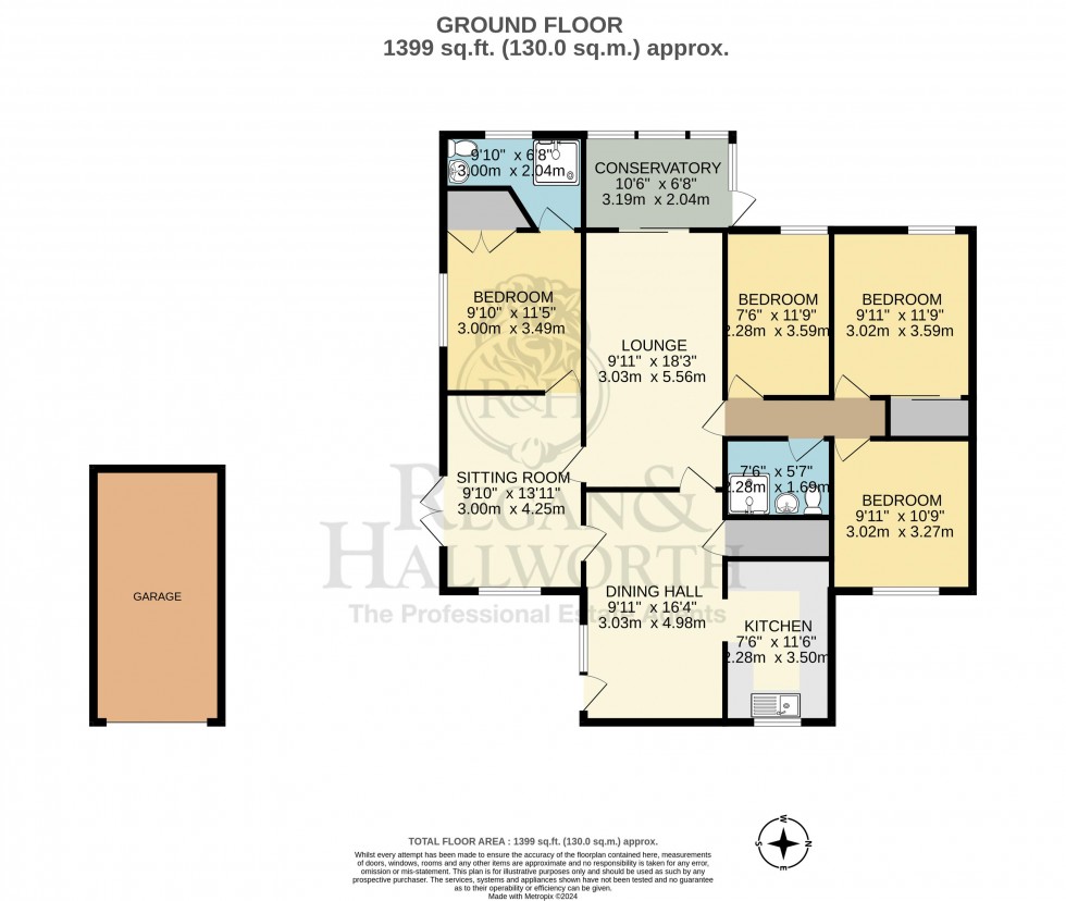 Floorplan for Daybrook, Upholland, WN8 0AS