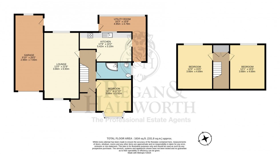 Floorplan for Mill Lane, Upholland, WN8 0HJ