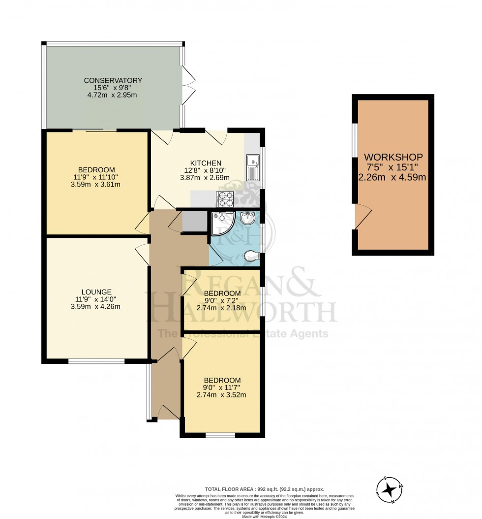 Floorplan for Wenlock Road, Hindley, WN2 3RR