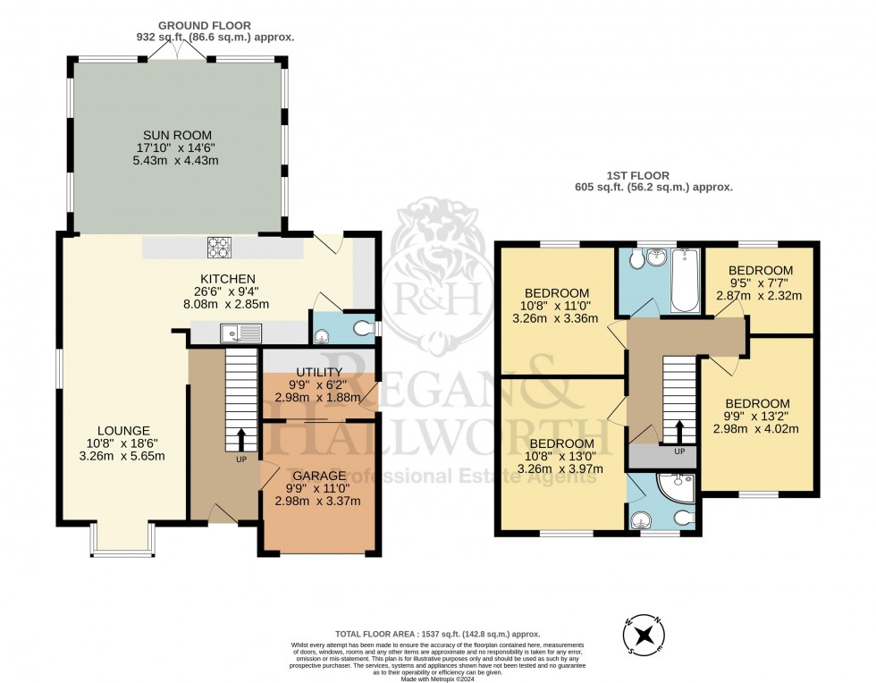 Floorplan for Byfleet Close, Winstanley, WN3 6LU