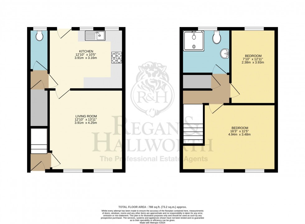 Floorplan for Lime Avenue, Leigh, WN7 5RA