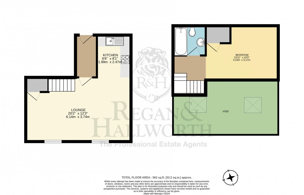 Floorplan for Standishgate, Wigan, WN1 1BP