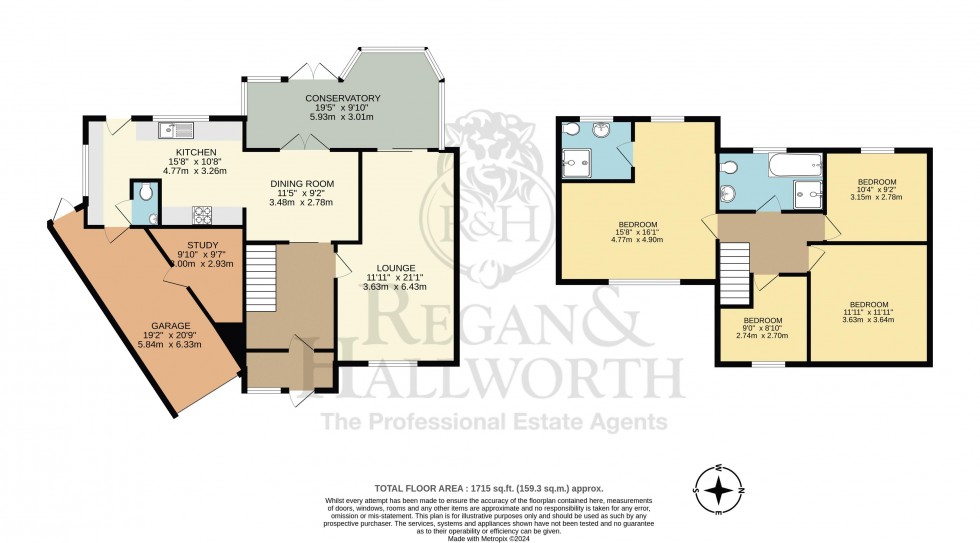 Floorplan for The Dell, Appley Bridge, WN6 9DE