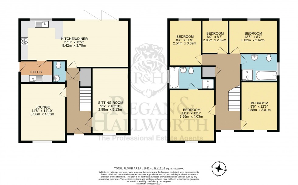 Floorplan for Artisan Close, Standish, WN6 0WF