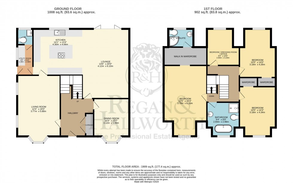 Floorplan for Old Pepper Lane, Standish, WN6 0PL