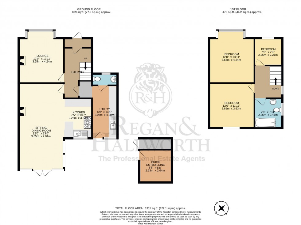 Floorplan for Wigan Road, Standish, WN6 0AY