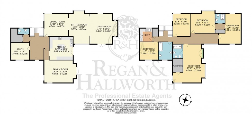 Floorplan for Lyme House, Bretherton Court, Burscough, L40 5UZ