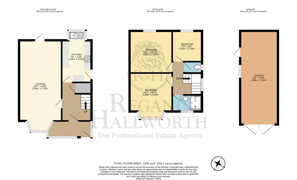 Floorplan for Pepper Lane, Standish, WN6 0PT