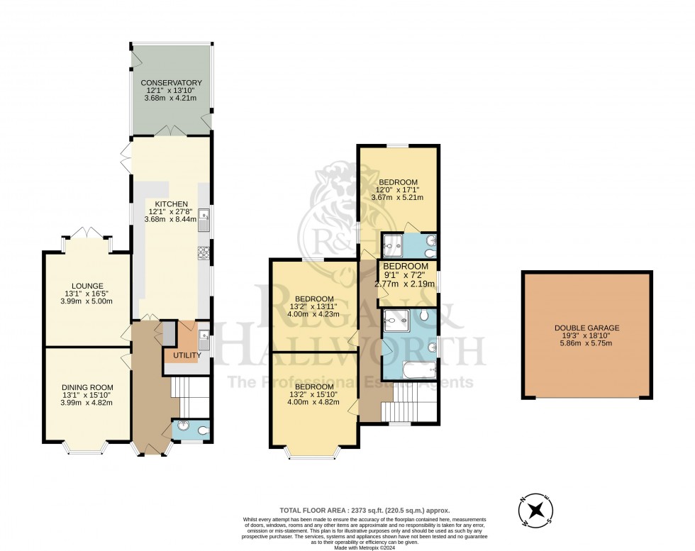 Floorplan for Wigan Lane, Whitley, WN1 2QY