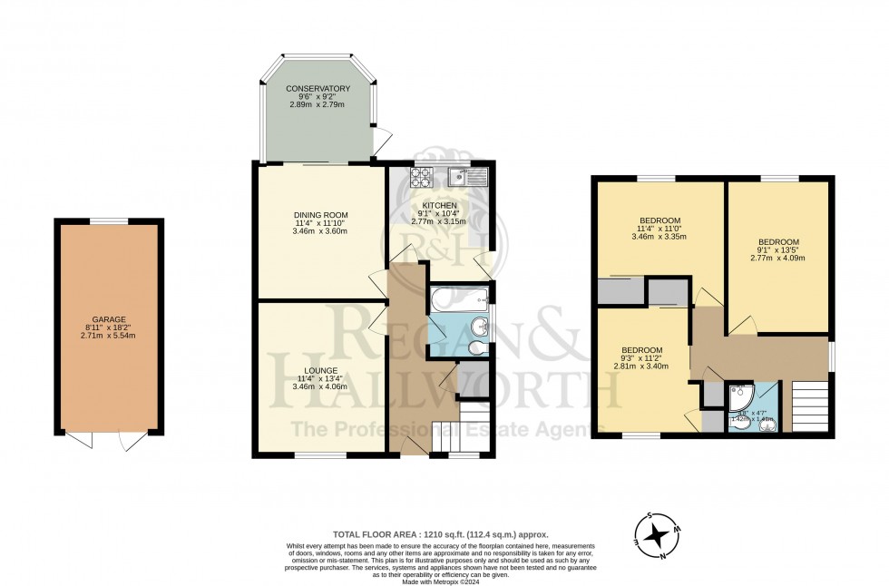 Floorplan for Coultshead Avenue, Billinge, WN5 7HS