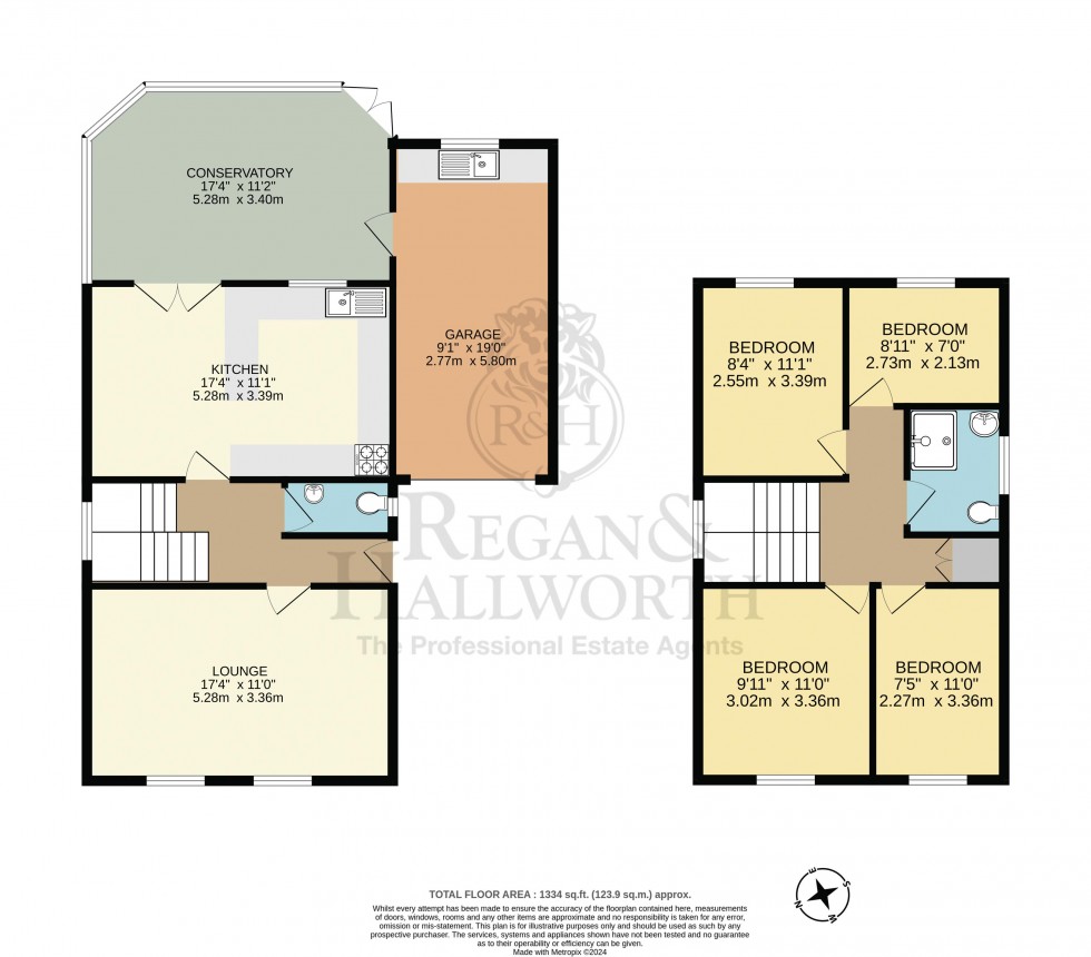 Floorplan for Northways, Standish, WN6 0JE