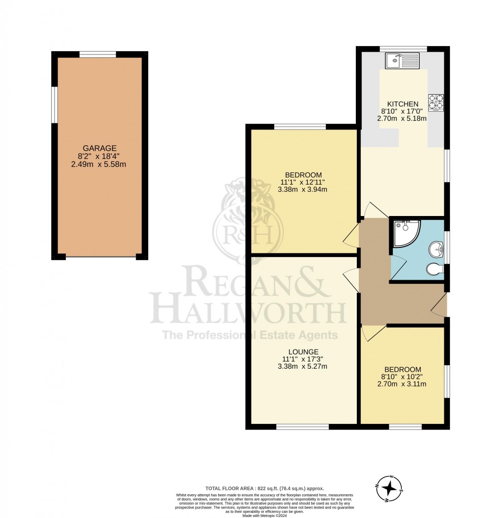 Floorplan for Coniston Park Drive, Standish, WN6 0AS