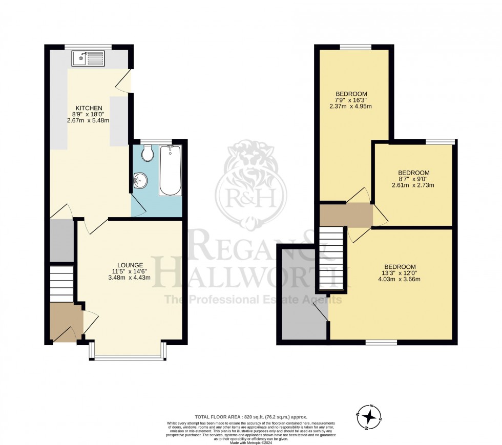 Floorplan for Toogood Lane, Wrightington, WN6 9PL