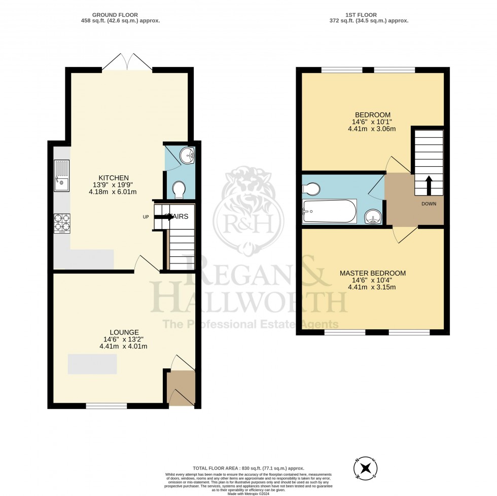 Floorplan for Alfred Street, Swinley, WN1 2HL