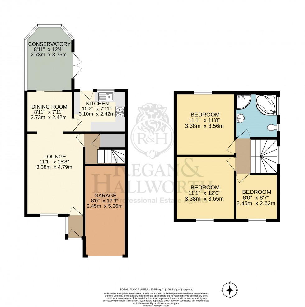 Floorplan for Weymouth Drive, Hindley Green, WN2 4QX