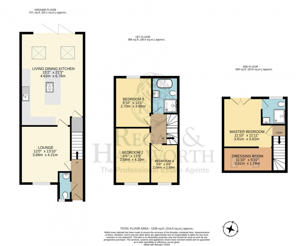 Floorplan for Manse Green Close, Ashton in Makerfield, WN4 9BU