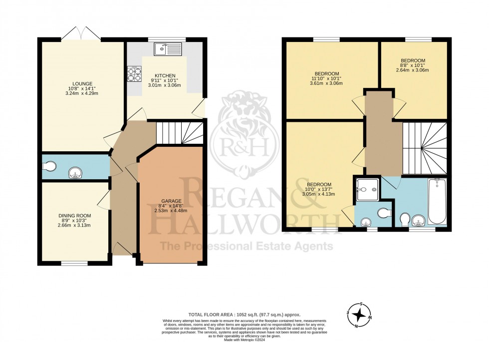 Floorplan for Harrington Park, Shevington, WN6 8GD