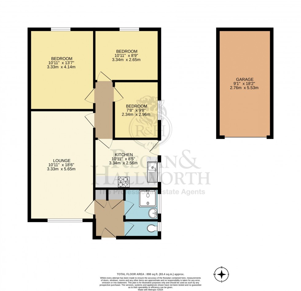 Floorplan for Winchester Close, Orrell, WN5 8PA