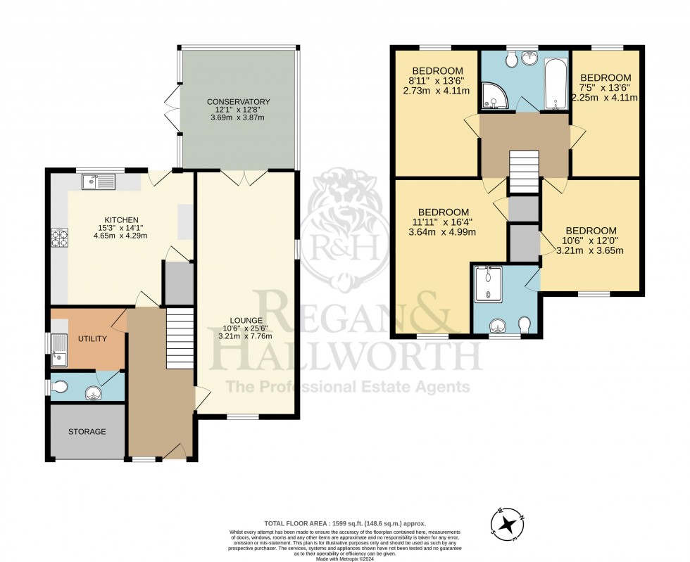 Floorplan for Danes Green, Hindley, WN2 4FF