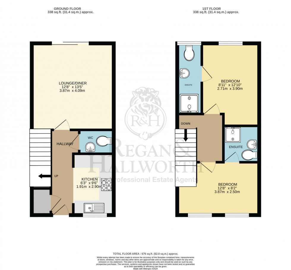 Floorplan for Brookacre Close, Standish, WN6 0UW