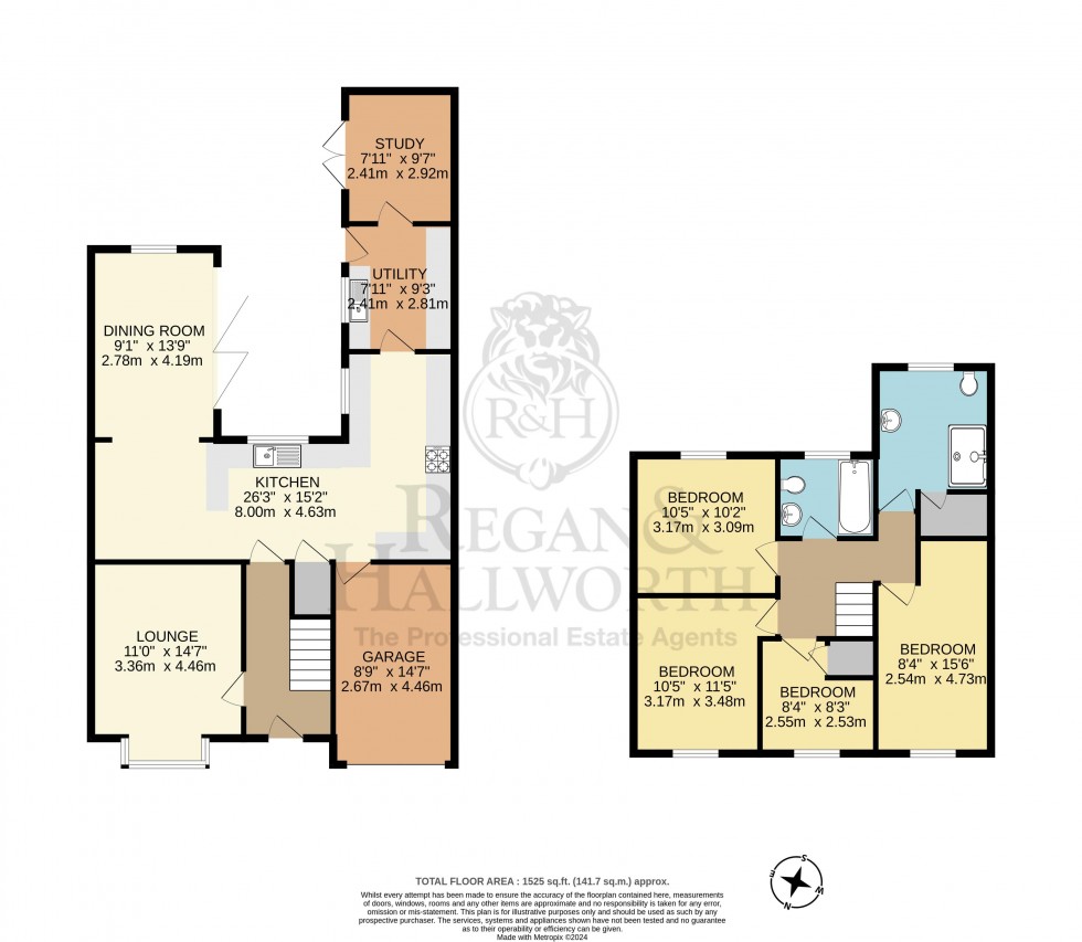 Floorplan for Foxglove Close, Standish, WN6 0NQ