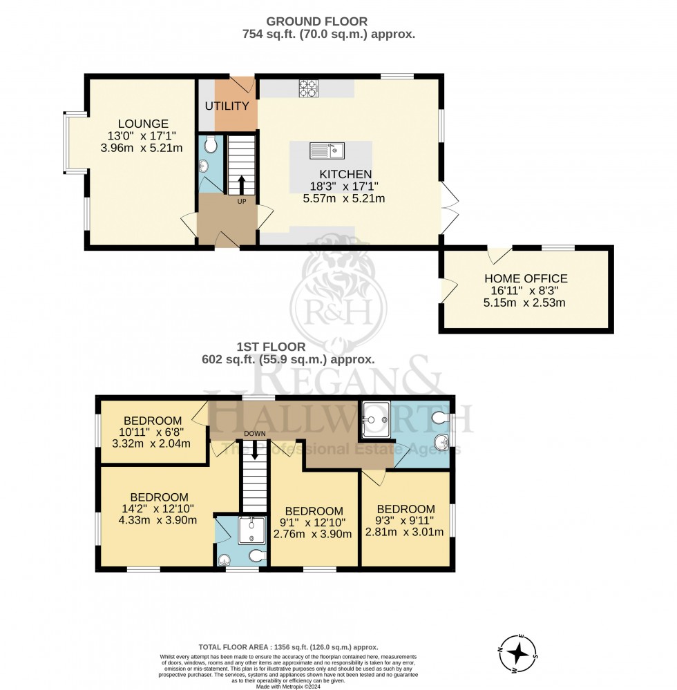 Floorplan for Sandway, Springfield, WN6 7SF